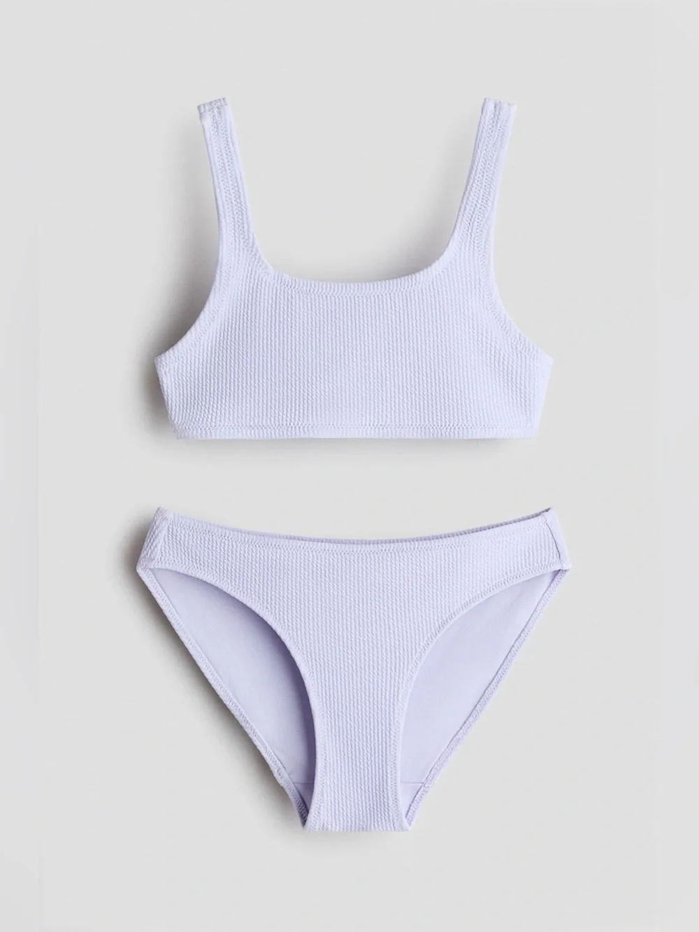 H&M Textured Two-Piece Swimsuit